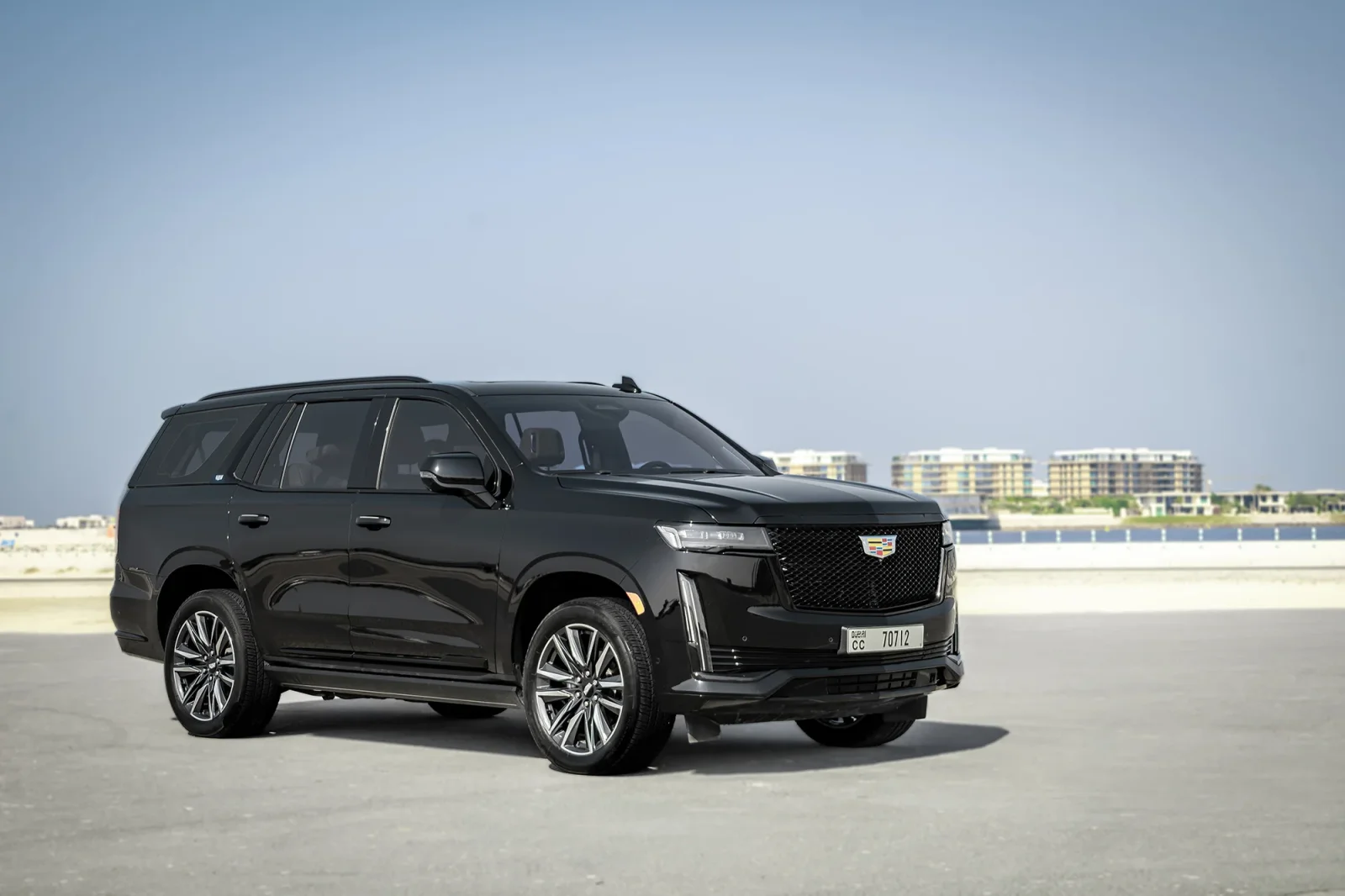 Rent Cadillac Escalade  Black 2023 in Abu Dhabi - 12 