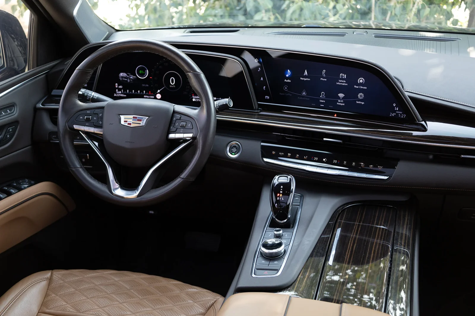 Rent Cadillac Escalade  Black 2023 in Abu Dhabi - 3 