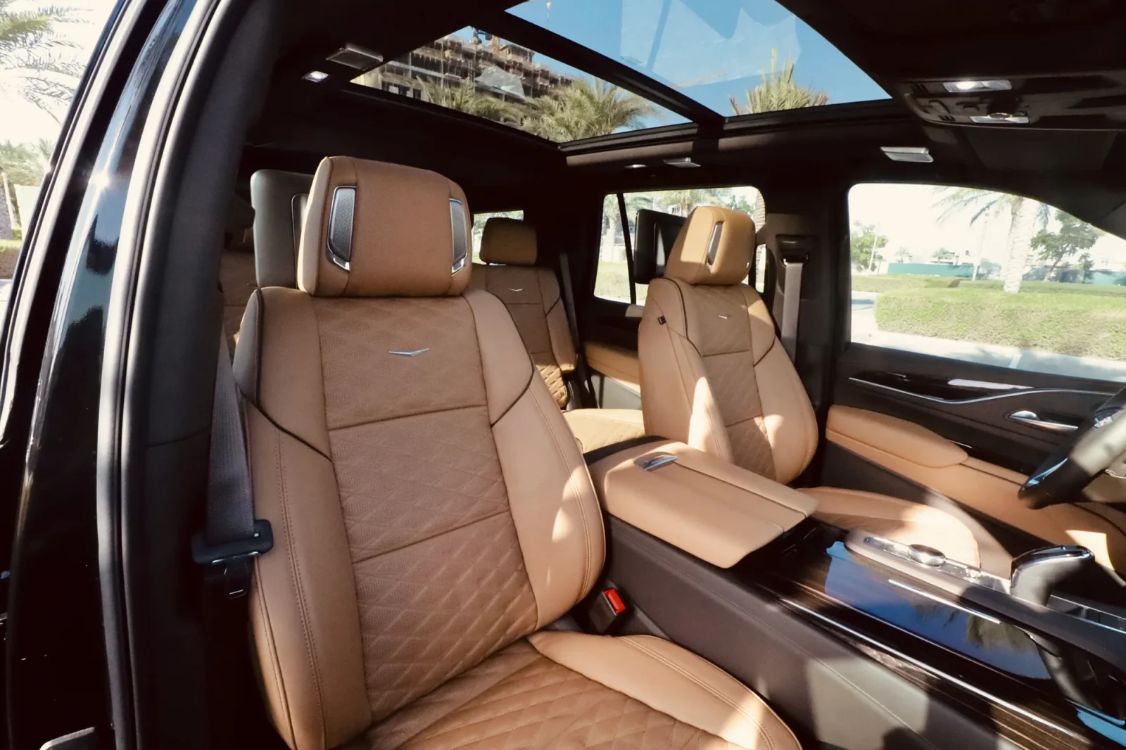 Rent Cadillac Escalade  Black 2023 in Abu Dhabi - 6 
