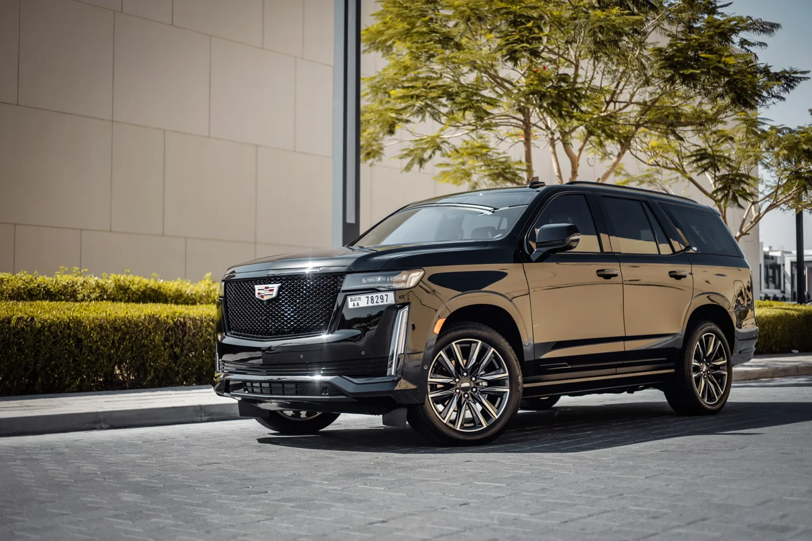 Rent Cadillac Escalade  Black 2023 in Abu Dhabi