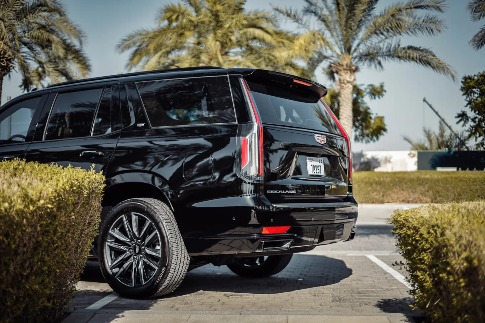 Rent Cadillac Escalade  Black 2023 in Abu Dhabi - 19 