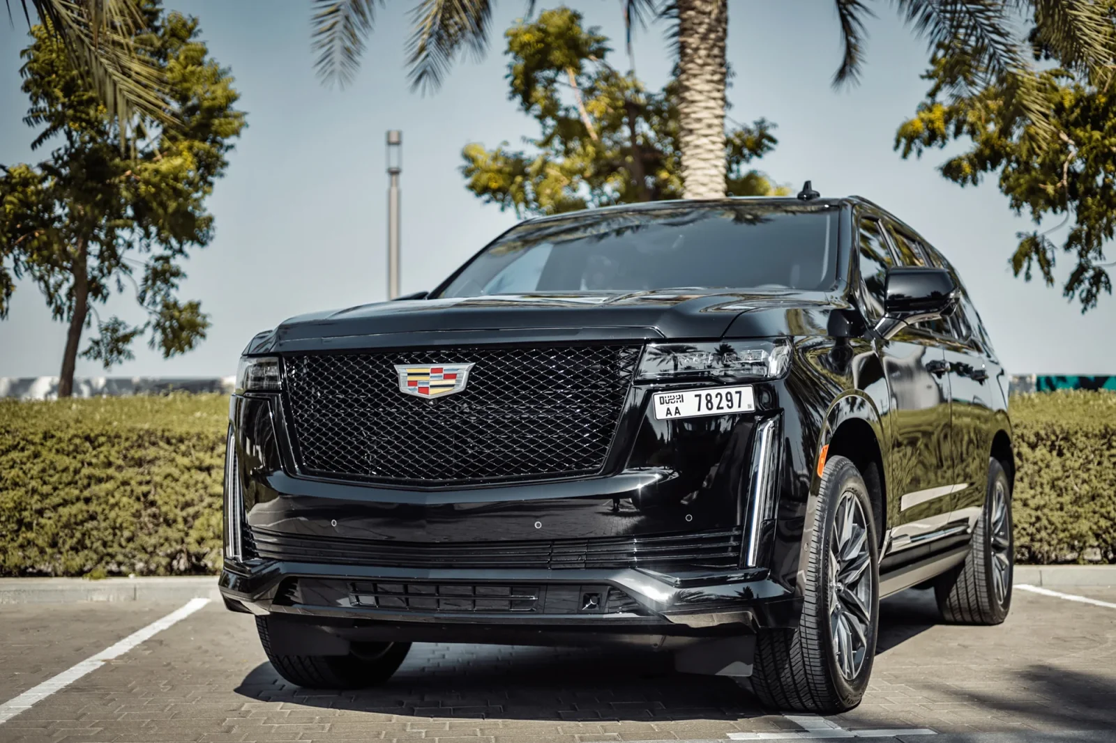 Rent Cadillac Escalade  Black 2023 in Abu Dhabi - 11 