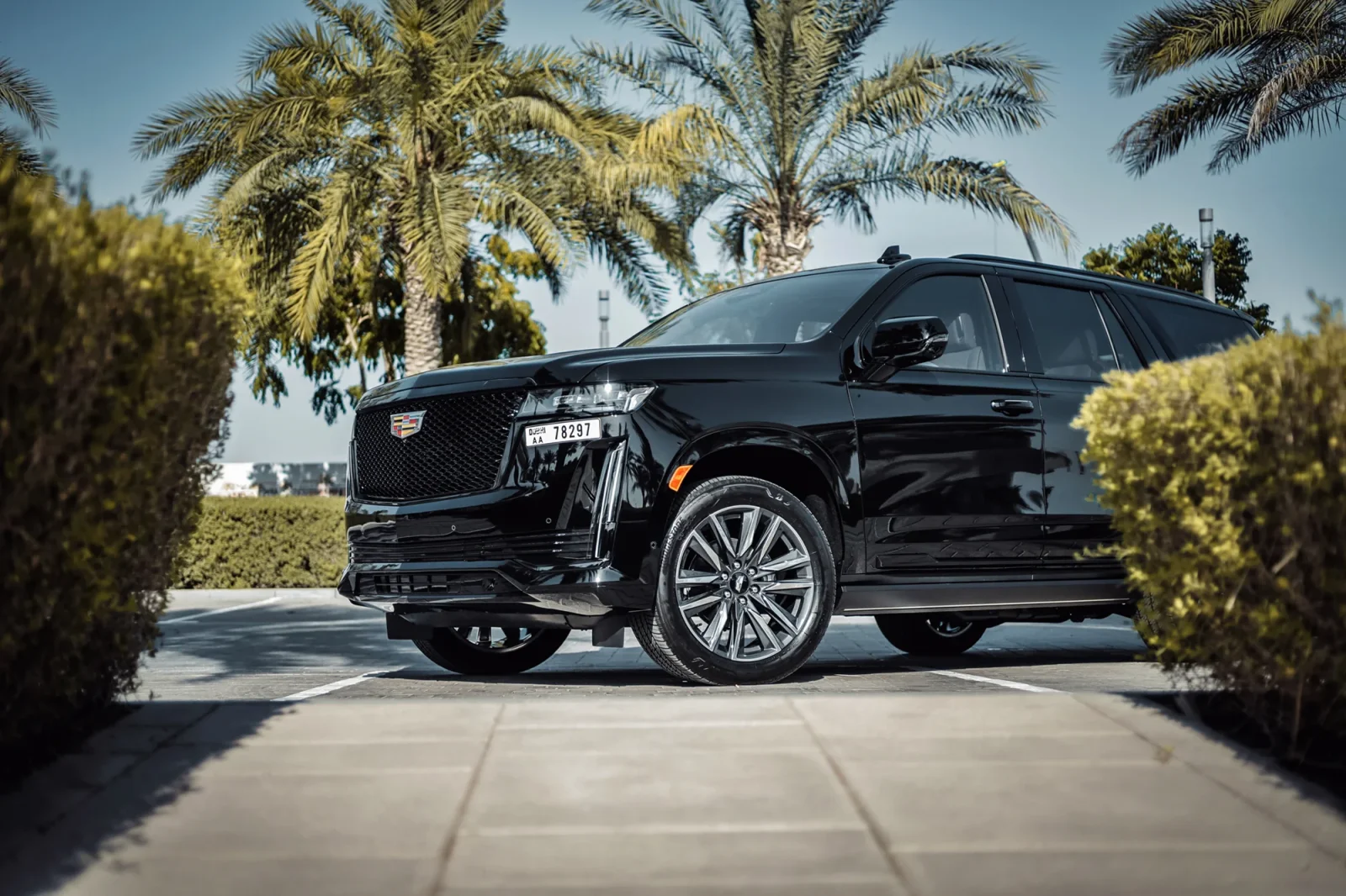 Rent Cadillac Escalade  Black 2023 in Abu Dhabi - 15 
