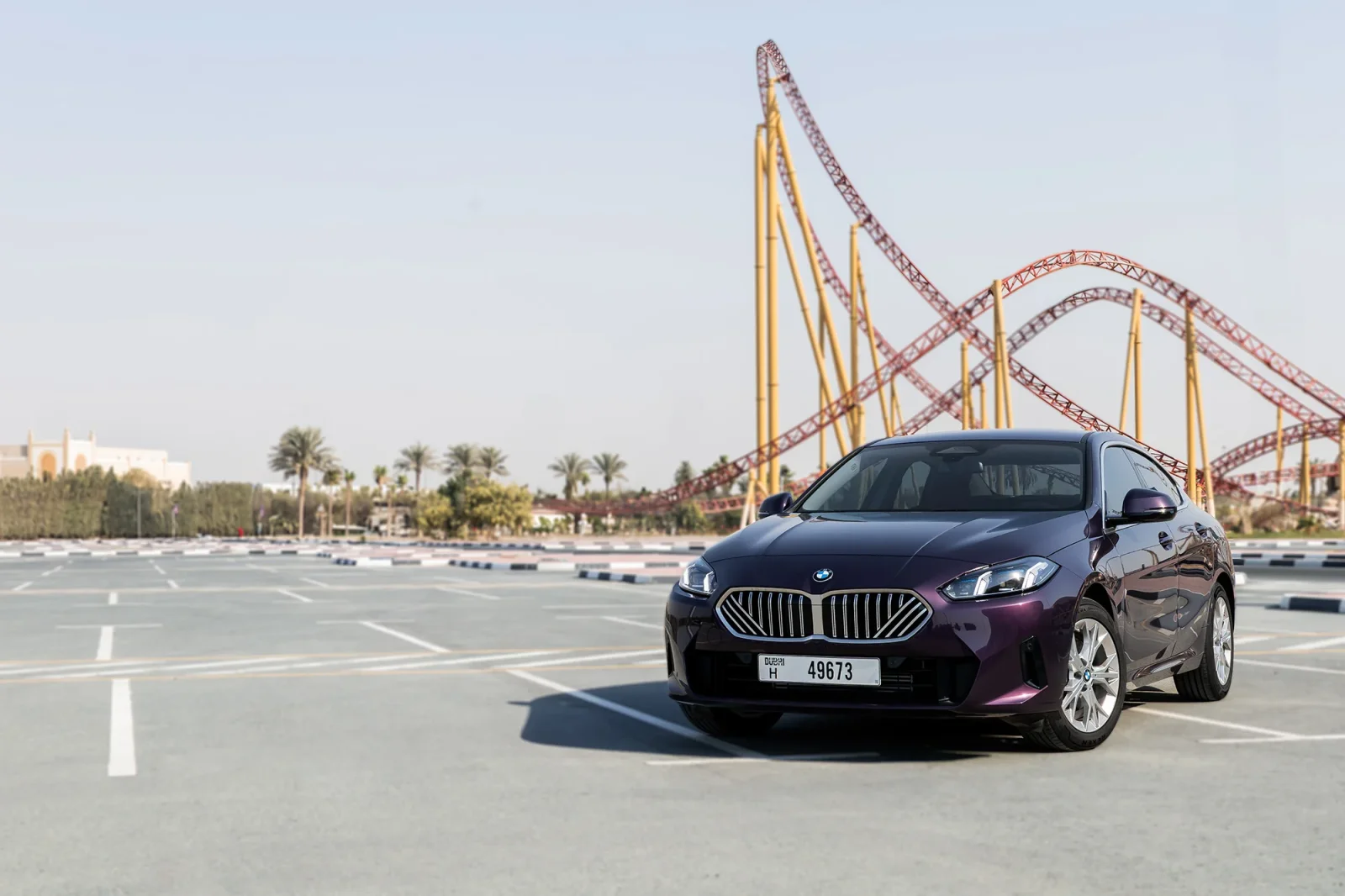 Alquiler BMW 2-Series 218i Violeta 2025 en Abu Dabi - 2 