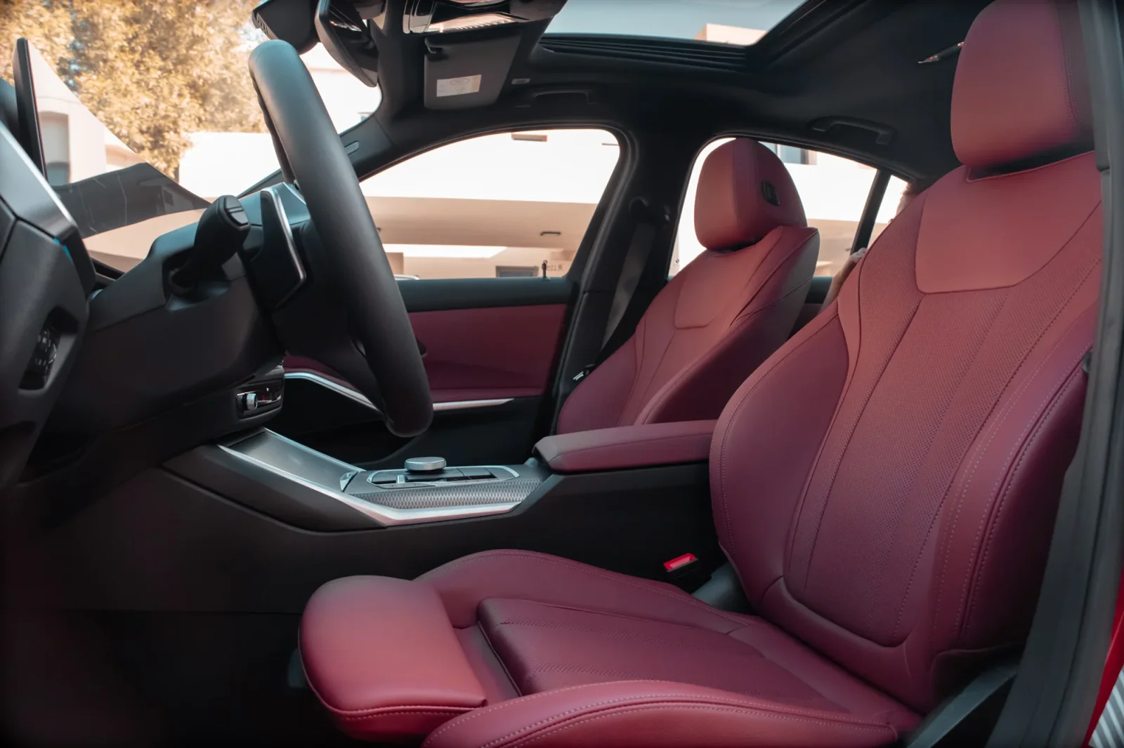 Rent BMW 3-Series 320 New Gen Red 2024 in Abu Dhabi - 4 