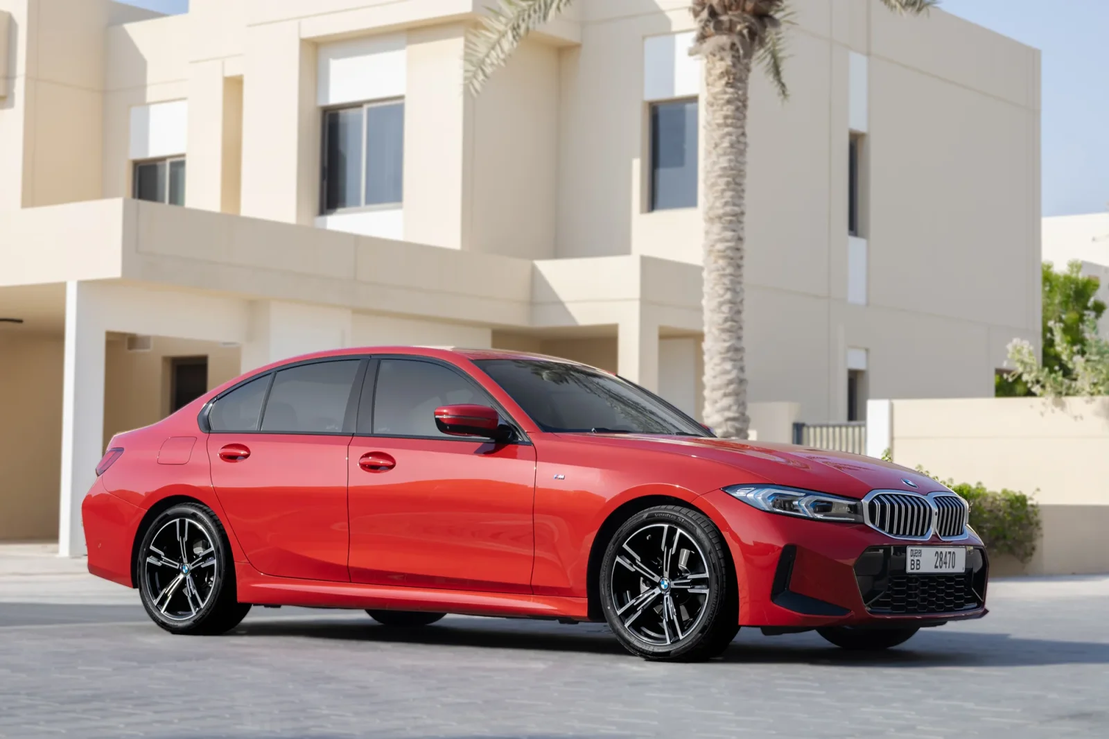 Rent BMW 3-Series 320 New Gen Red 2024 in Abu Dhabi - 10 