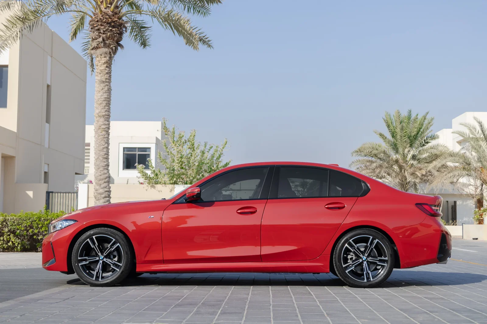Rent BMW 3-Series 320 New Gen Red 2024 in Abu Dhabi - 13 