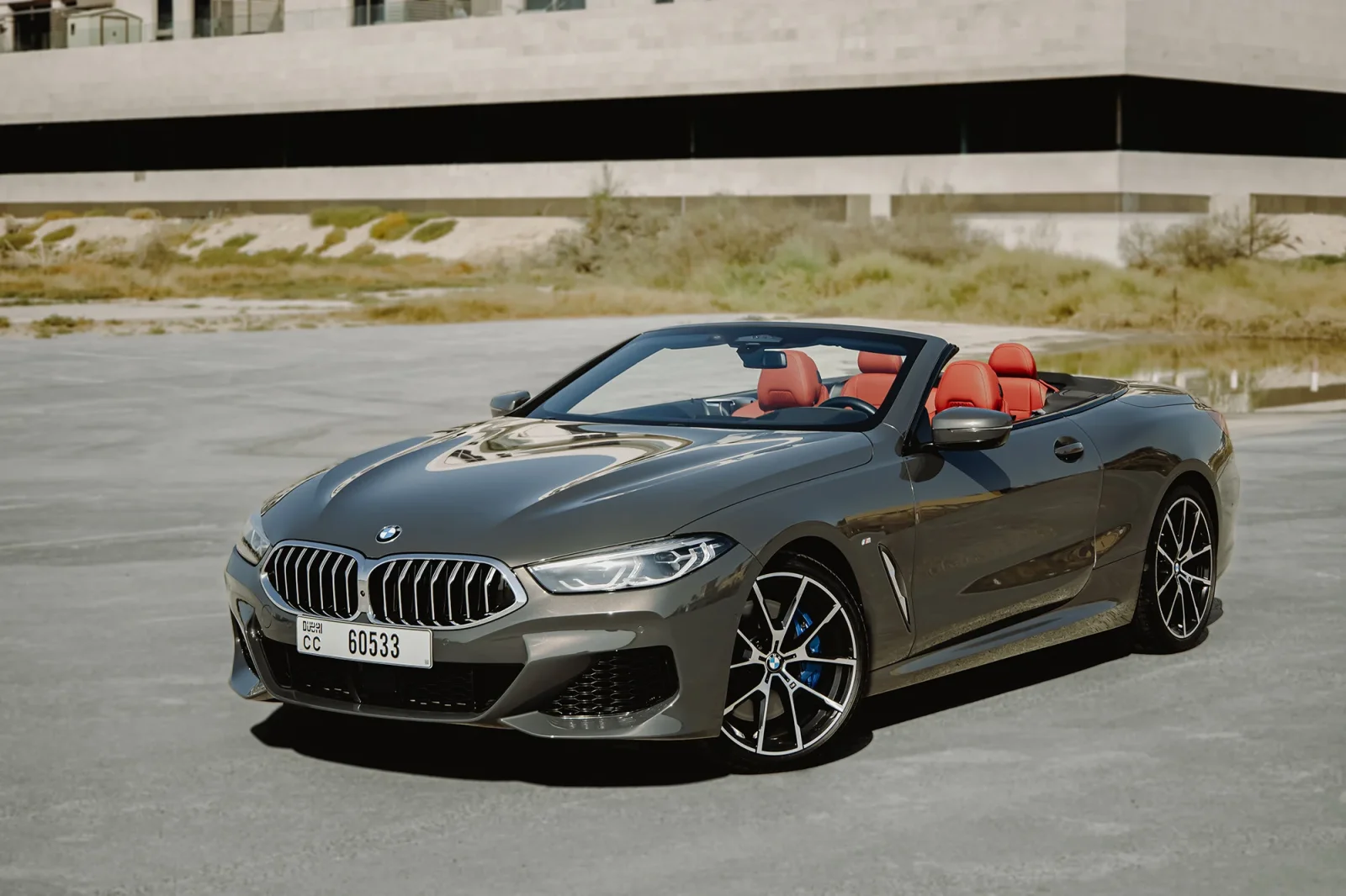 Rent BMW 8-Series 840i Coupe Grey 2022 in Abu Dhabi - 13 