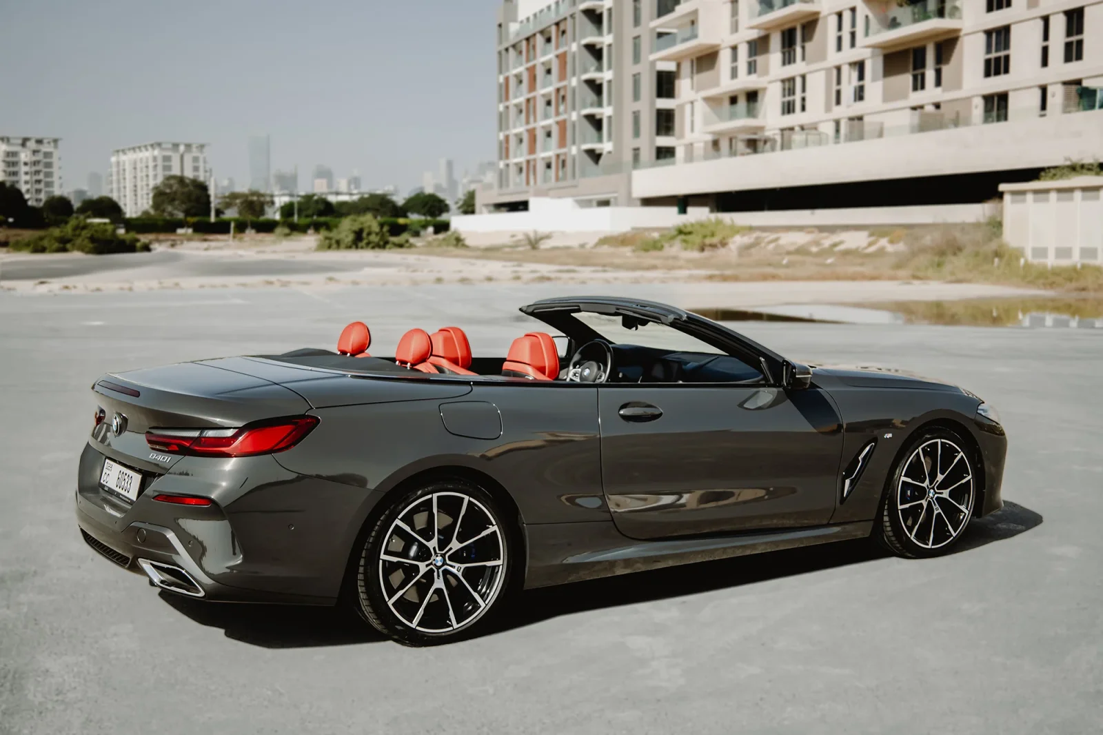 Rent BMW 8-Series 840i Coupe Grey 2022 in Abu Dhabi - 12 