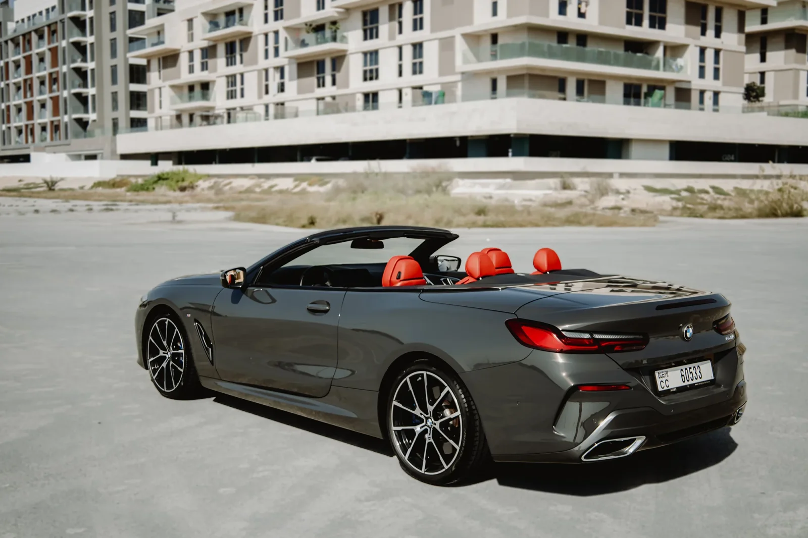 Rent BMW 8-Series 840i Coupe Grey 2022 in Abu Dhabi - 9 