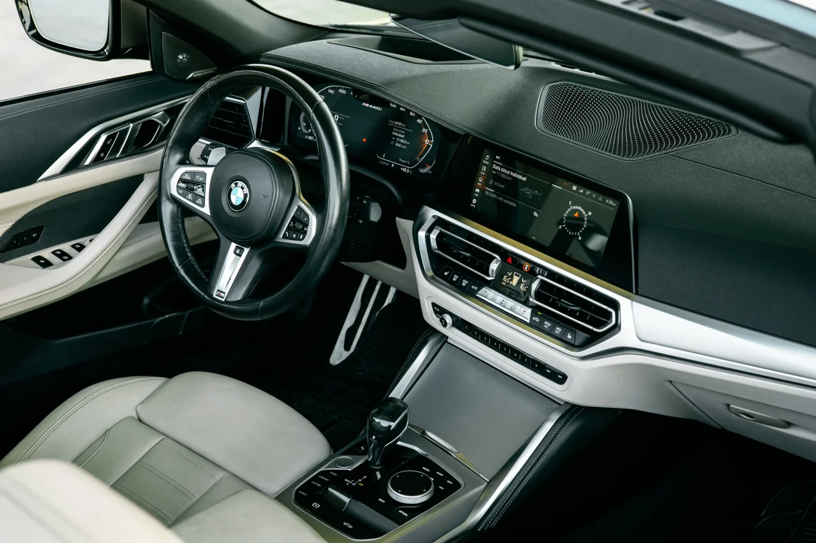 Rent BMW 4-Series M440 Blue 2021 in Abu Dhabi - 6 