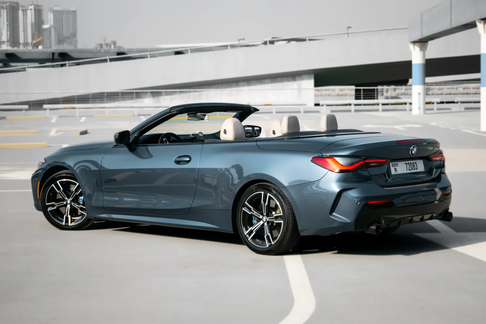 Rent BMW 4-Series M440 Blue 2021 in Abu Dhabi - 12 