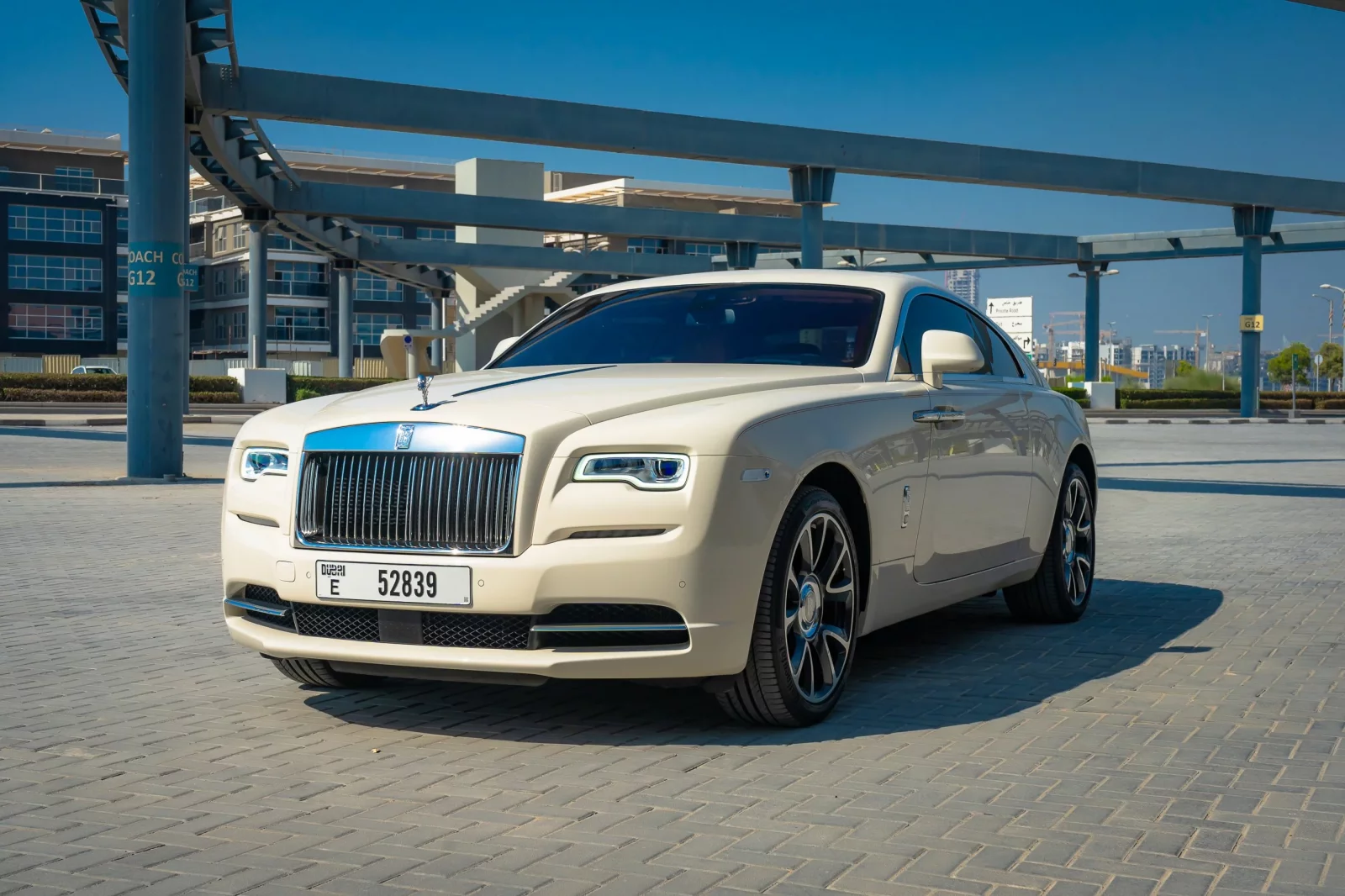 Rent Rolls-Royce Wraith  White 2019 in Dubai