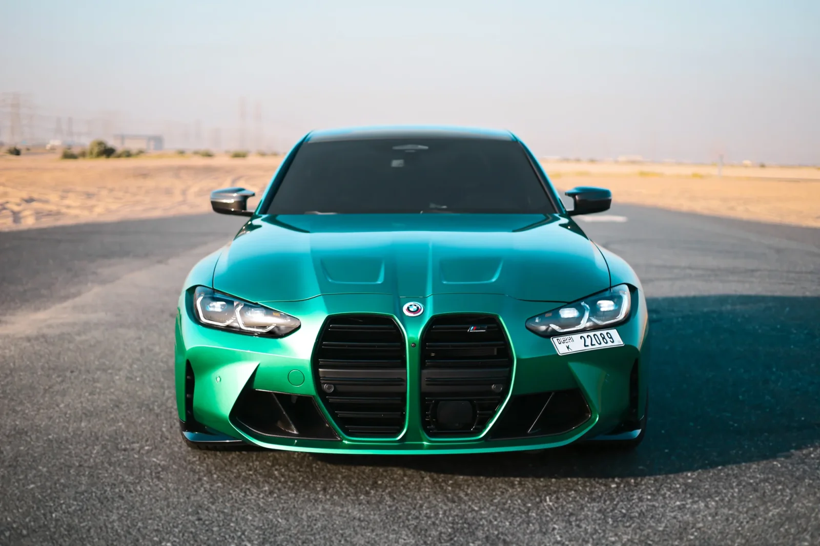 Huren BMW M3  Groente 2021 in Abu Dhabi - 10 