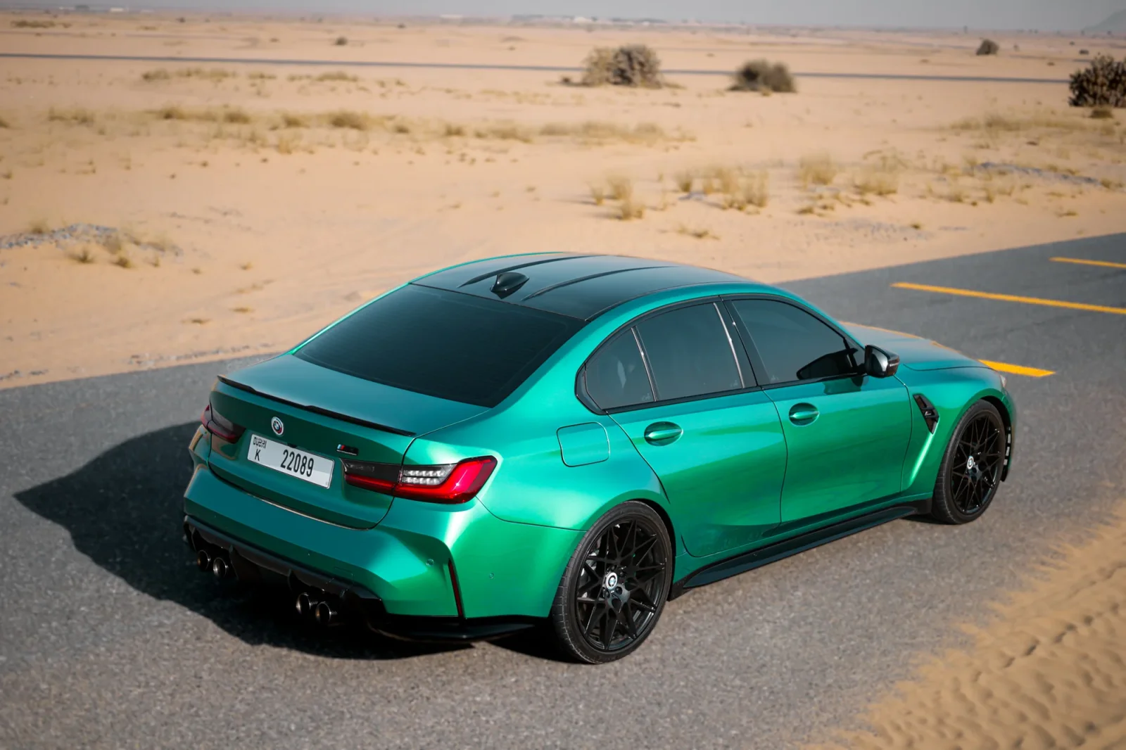 Huren BMW M3  Groente 2021 in Abu Dhabi - 14 