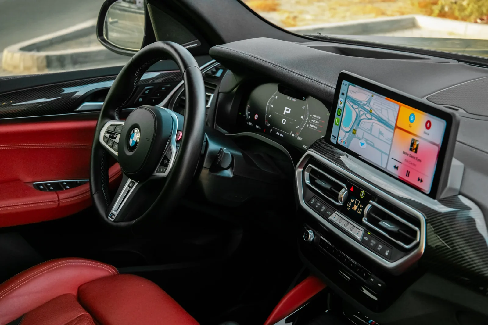 Rent BMW X3 M Competition Black 2023 in Abu Dhabi - 3 