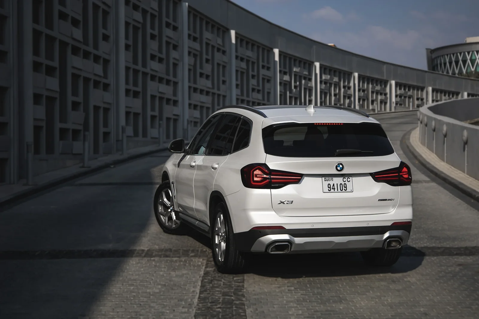 Rent BMW X3  White 2022 in Abu Dhabi - 12 