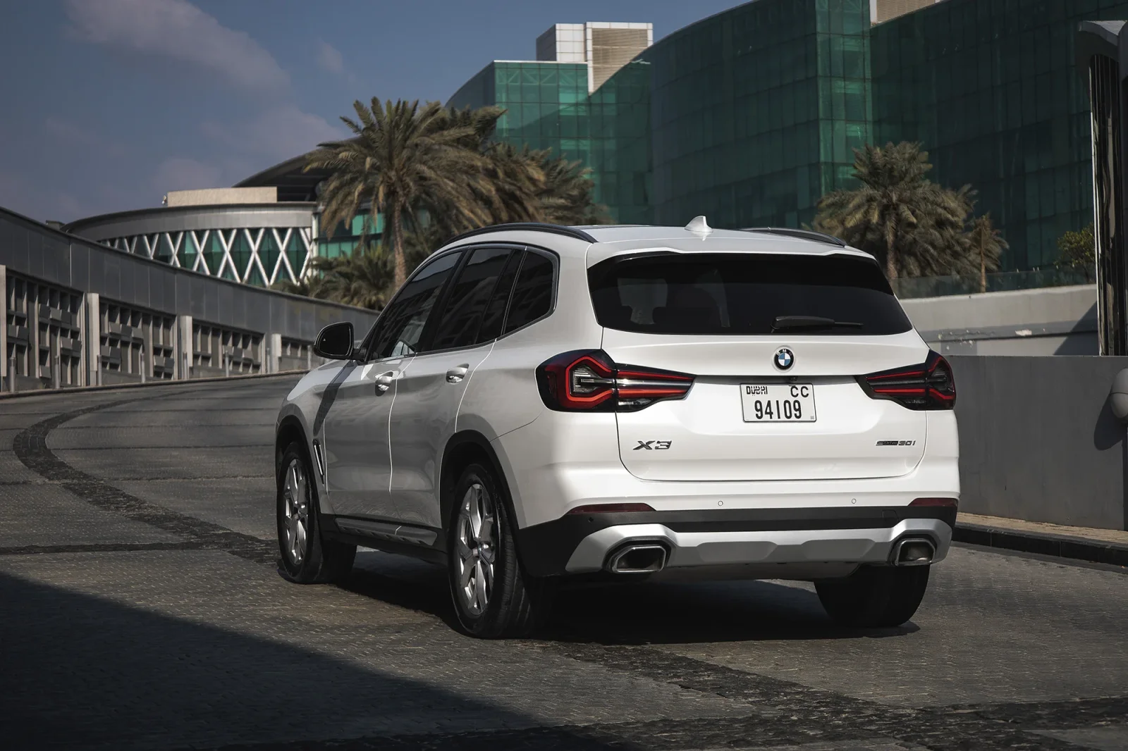 Rent BMW X3  White 2022 in Abu Dhabi - 14 