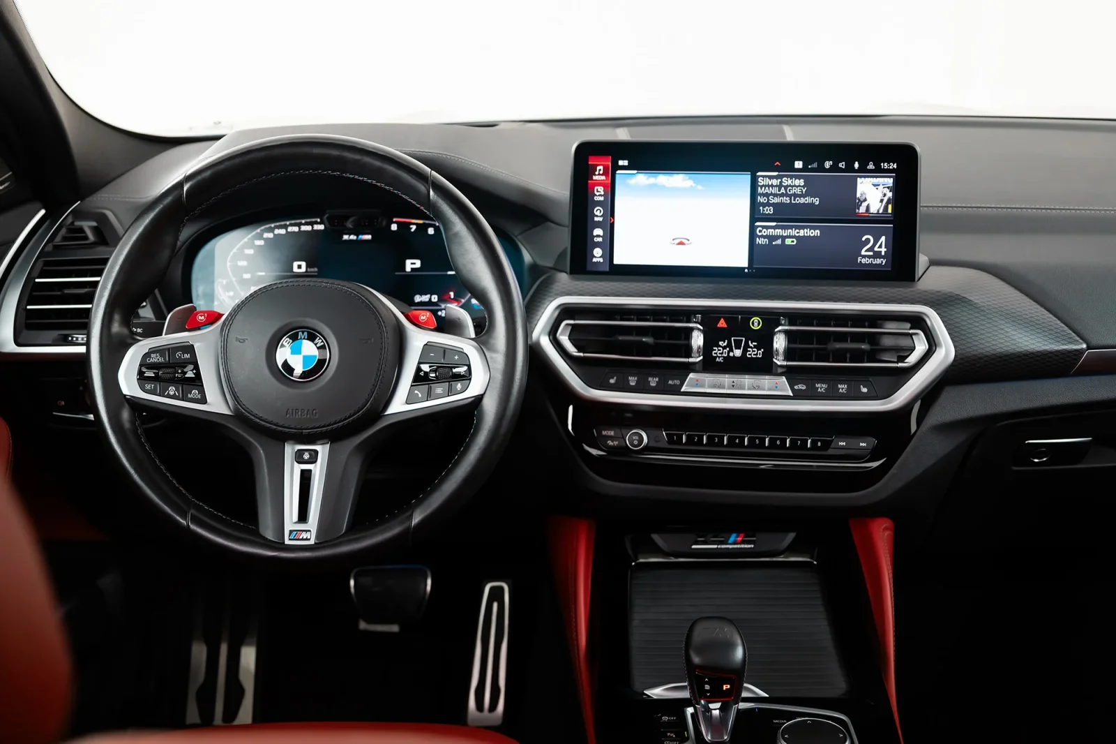 Loyer BMW X4 M Competition Bleu 2022 en Abou Dabi - 3 