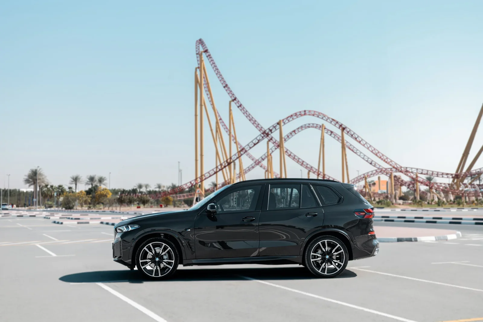 Huren BMW X5 40i M-Sport Zwart 2025 in Abu Dhabi - 14 