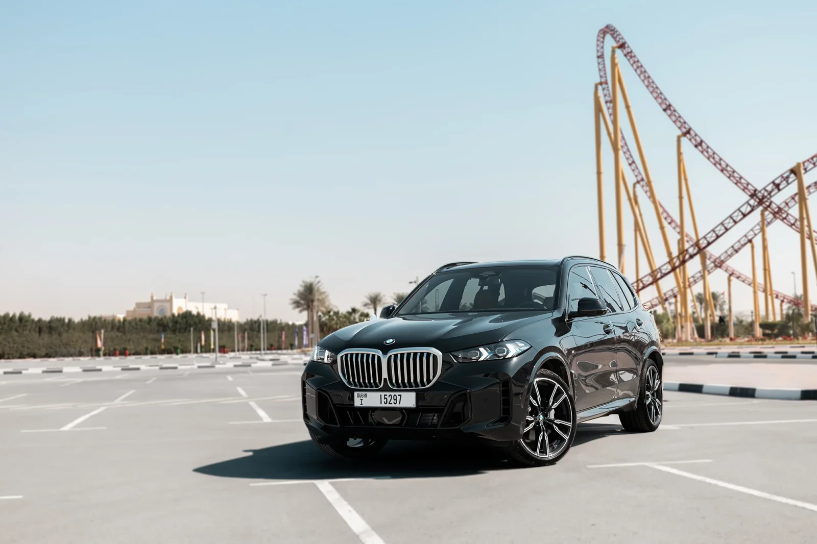 Huren BMW X5 40i M-Sport Zwart 2025 in Abu Dhabi - 16 