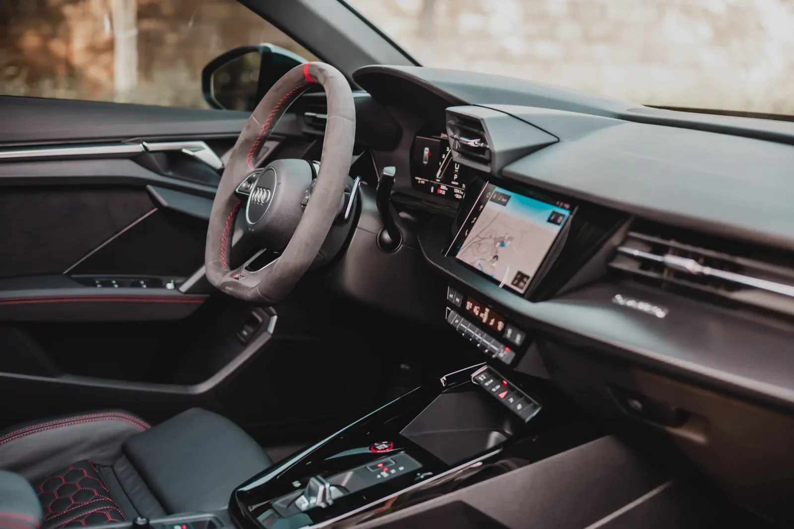 Rent Audi RS3  Green 2023 in Abu Dhabi - 7 