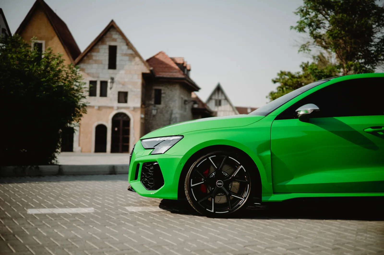 Rent Audi RS3  Green 2023 in Abu Dhabi - 16 