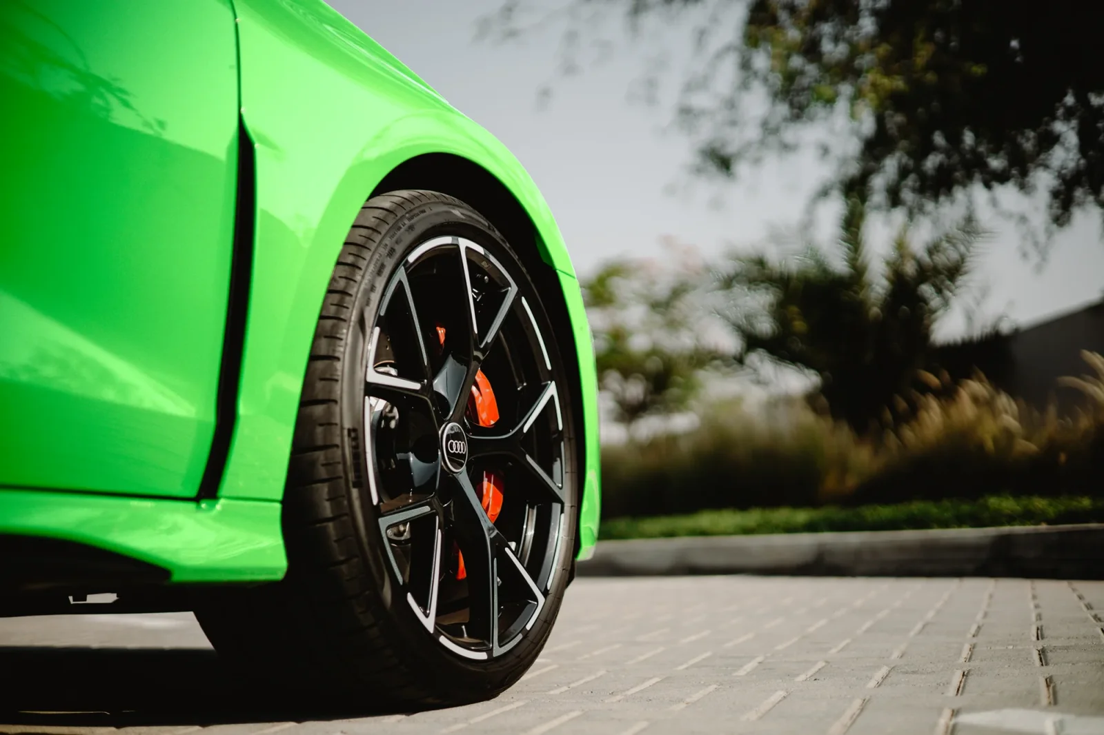 Rent Audi RS3  Green 2023 in Abu Dhabi - 19 