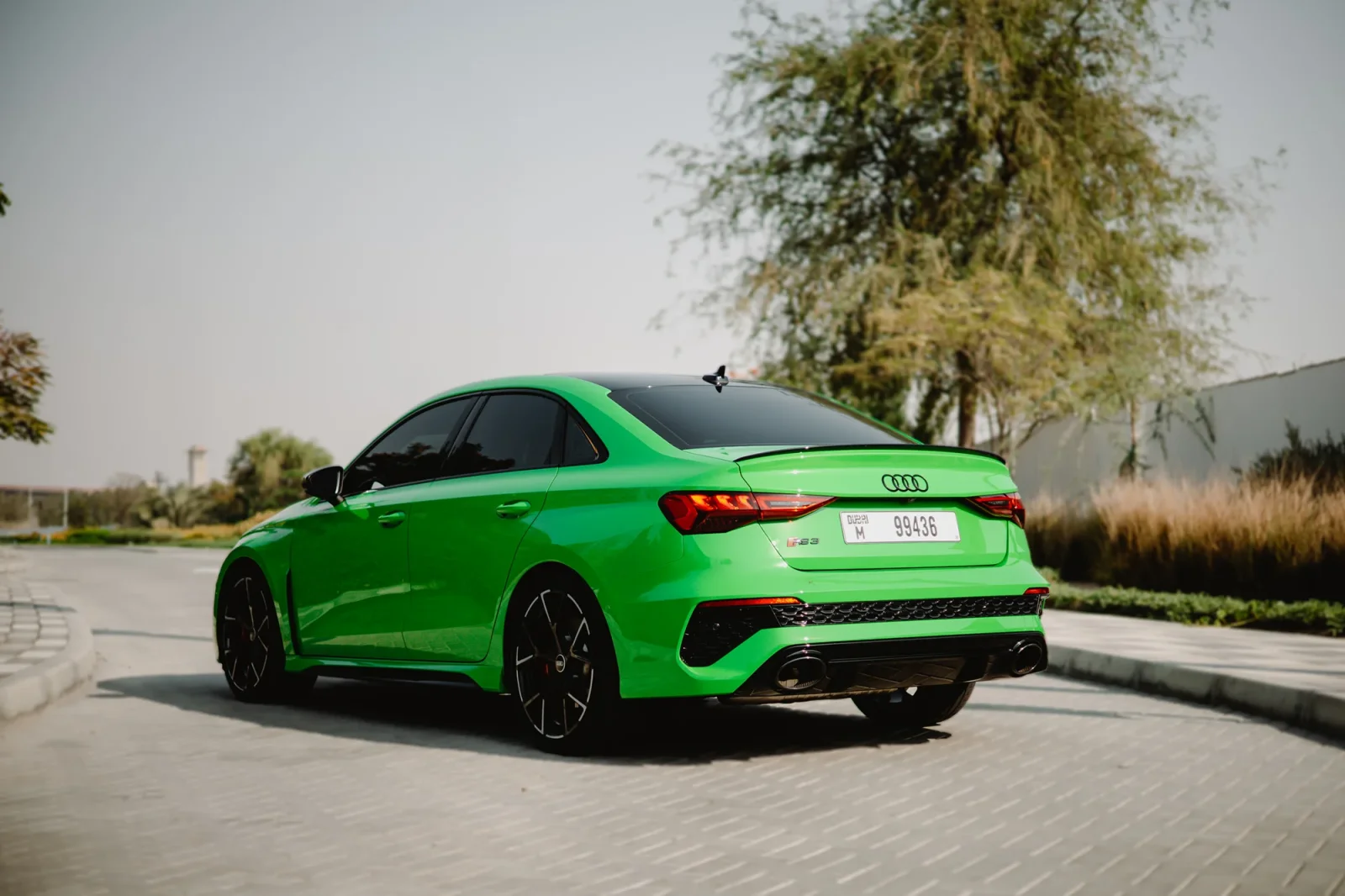 Rent Audi RS3  Green 2023 in Abu Dhabi - 15 