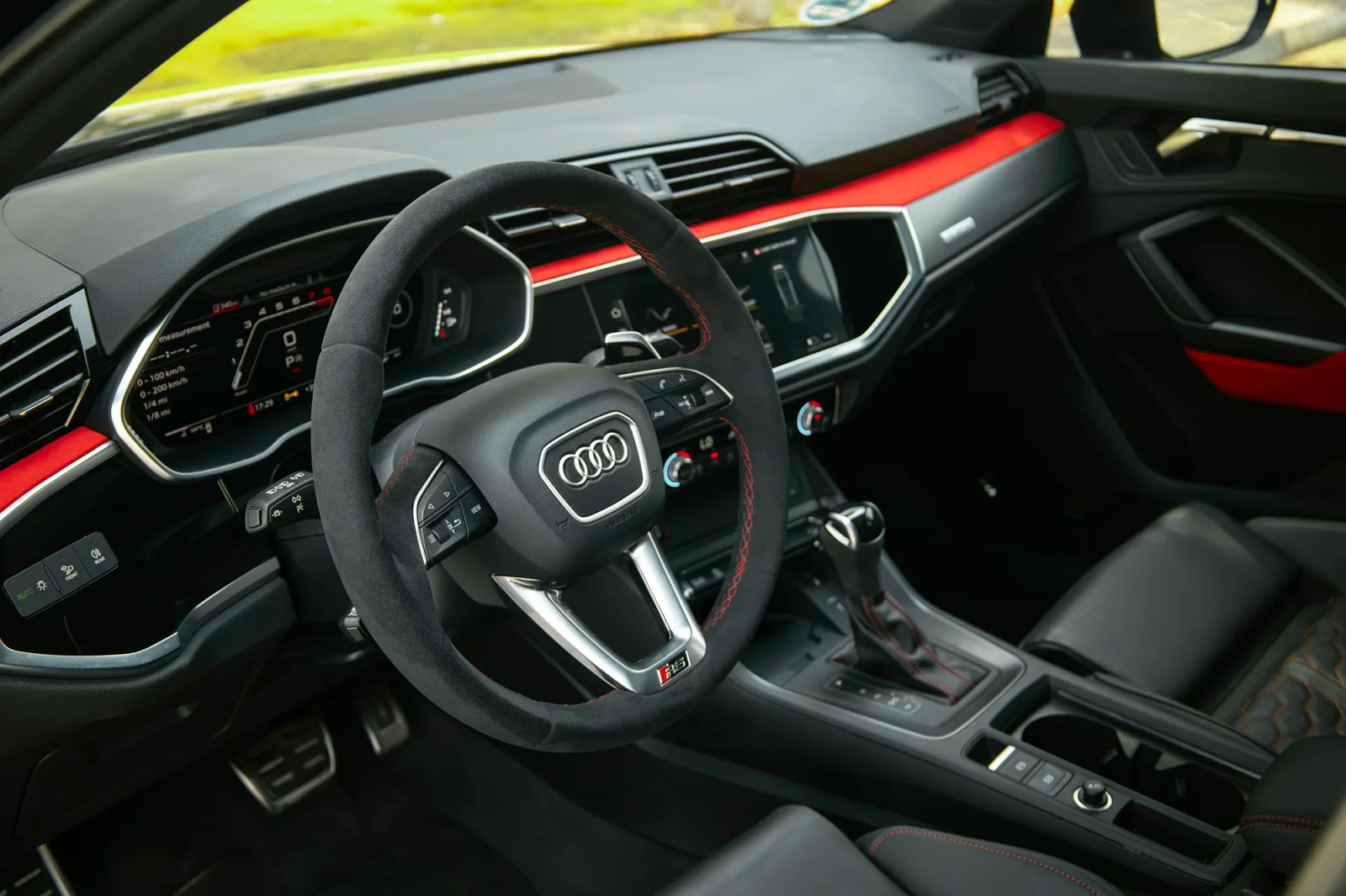 Rent Audi Q3 RS Black 2023 in Abu Dhabi - 3 