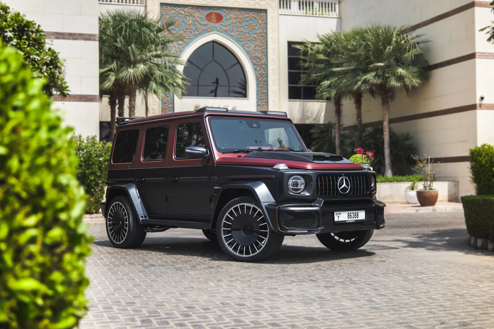 Rent Mercedes-Benz G-Class  BRABUS 800  Black 2021 in Abu Dhabi