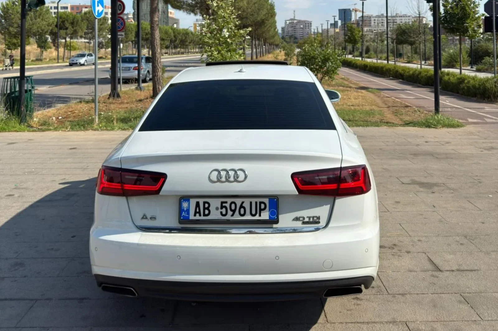 Rent Audi A6  White 2017 in Tirana - 5 