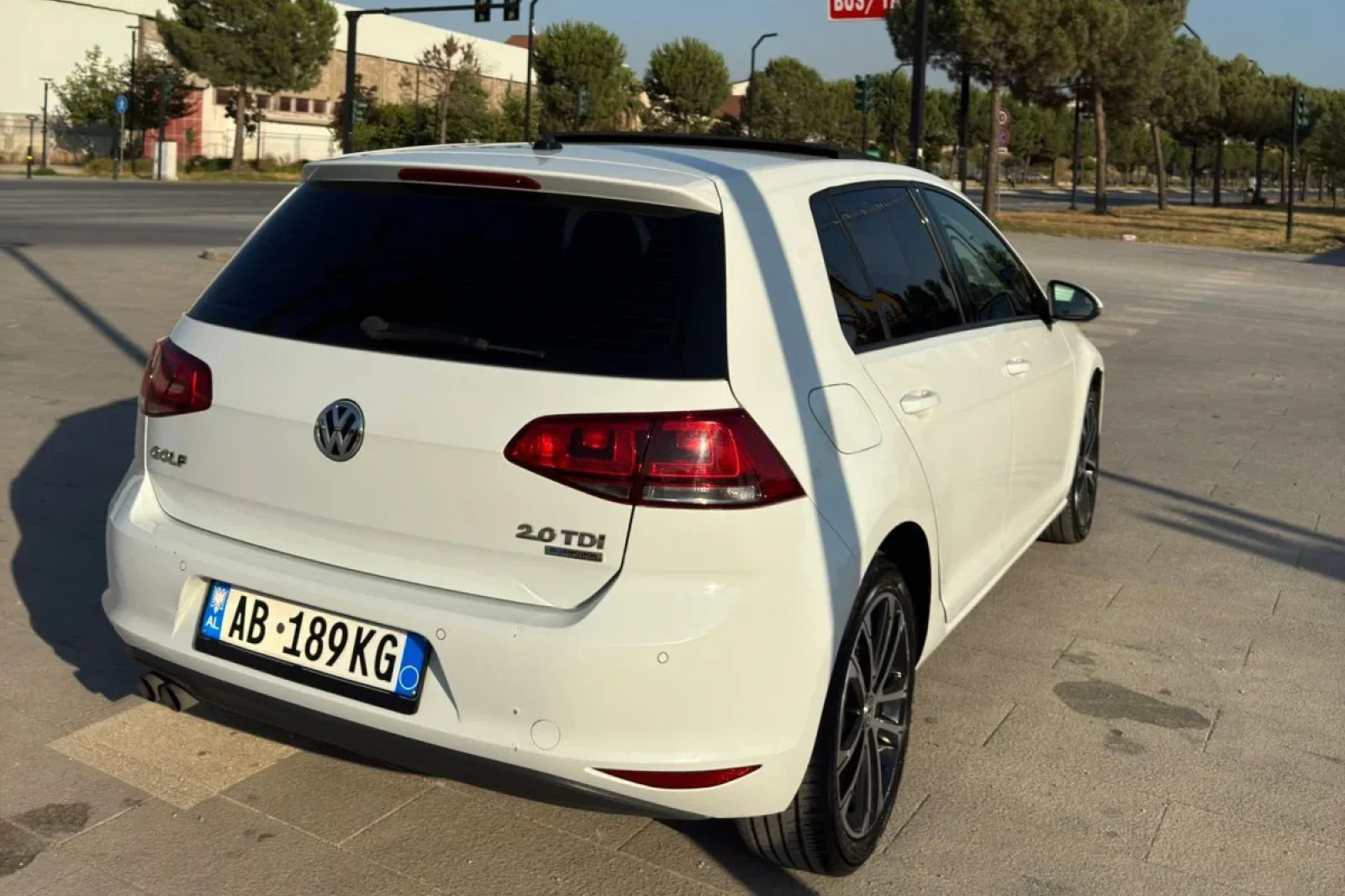 Rent Volkswagen Golf 7 White 2015 in Tirana - 5 