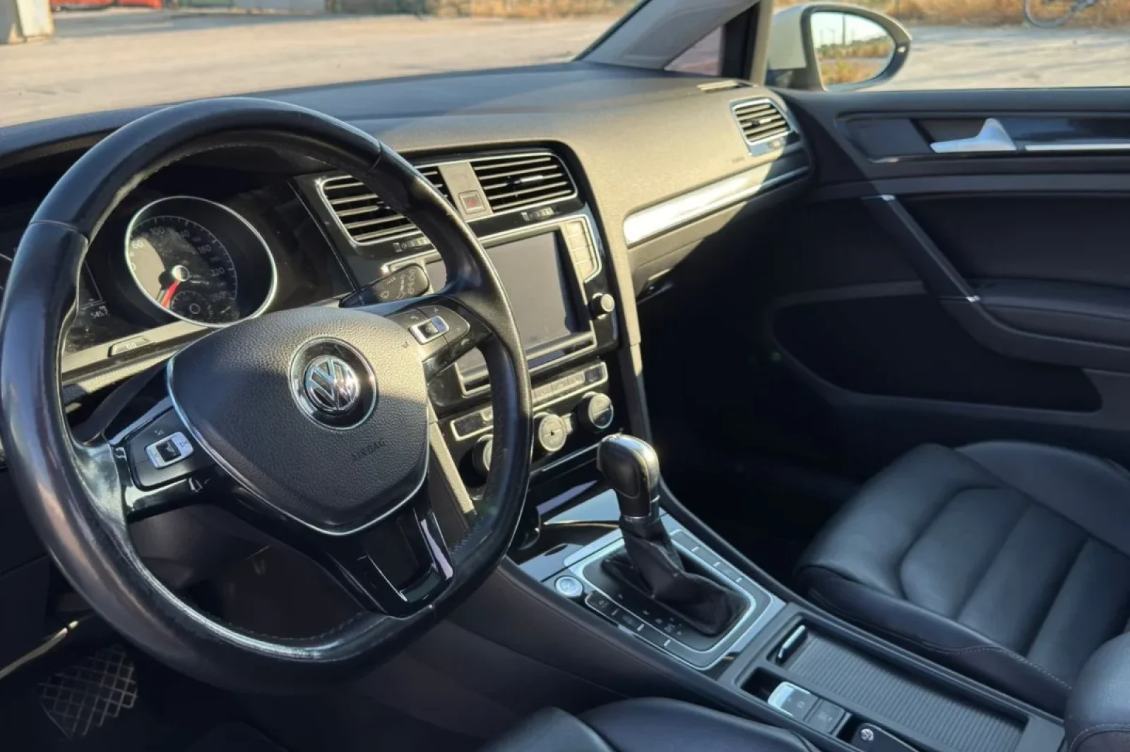 Rent Volkswagen Golf 7 White 2015 in Tirana - 4 