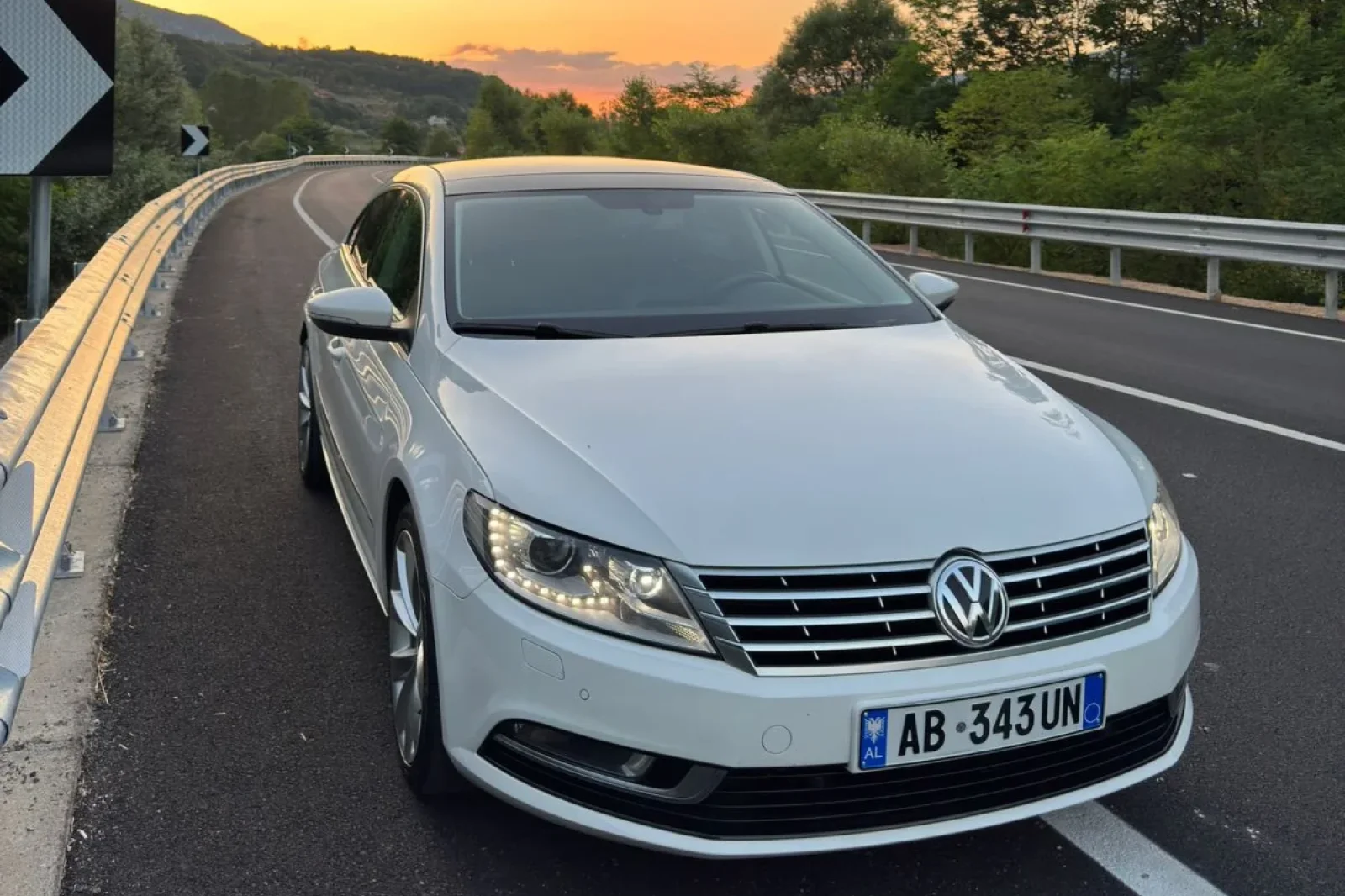 Rent Volkswagen Passat CC  White 2014 in Tirana