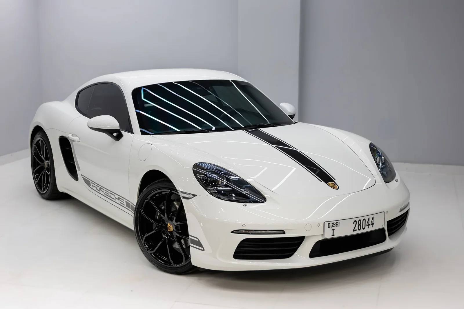 Rent Porsche Cayman  White 2024 in Abu Dhabi