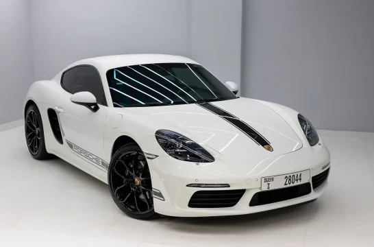 Porsche Cayman White 2024