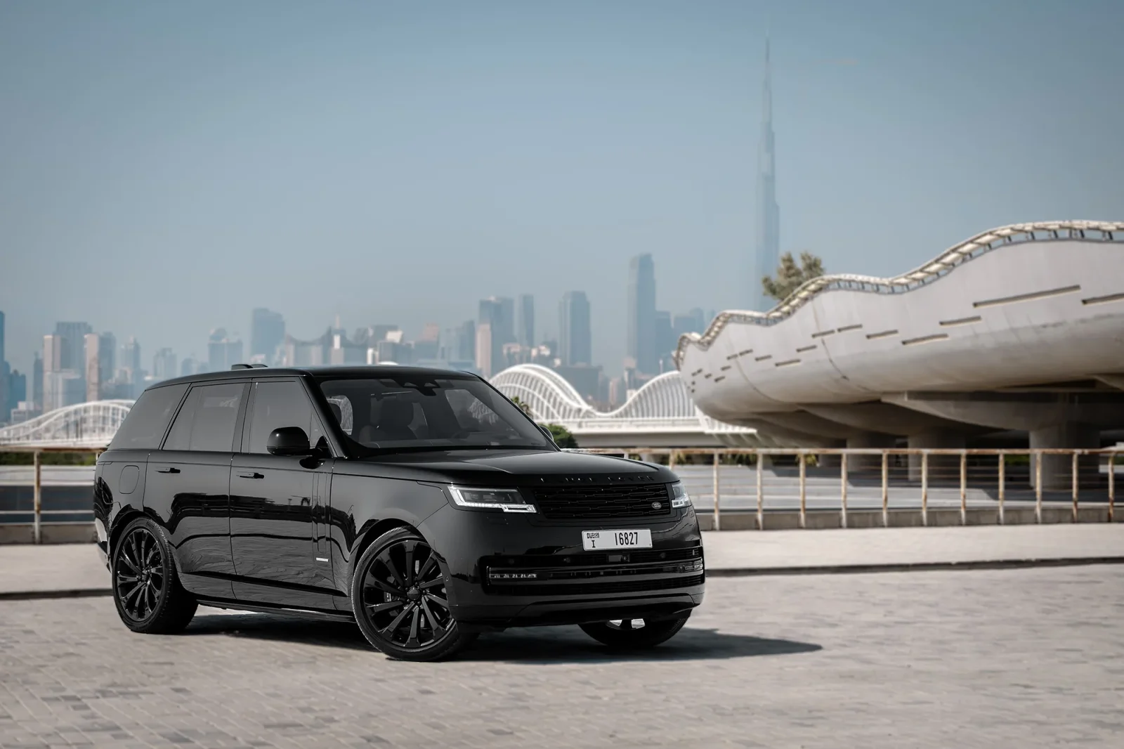Rent Land Rover Range Rover Autobiography V8 Black 2023 in Abu Dhabi