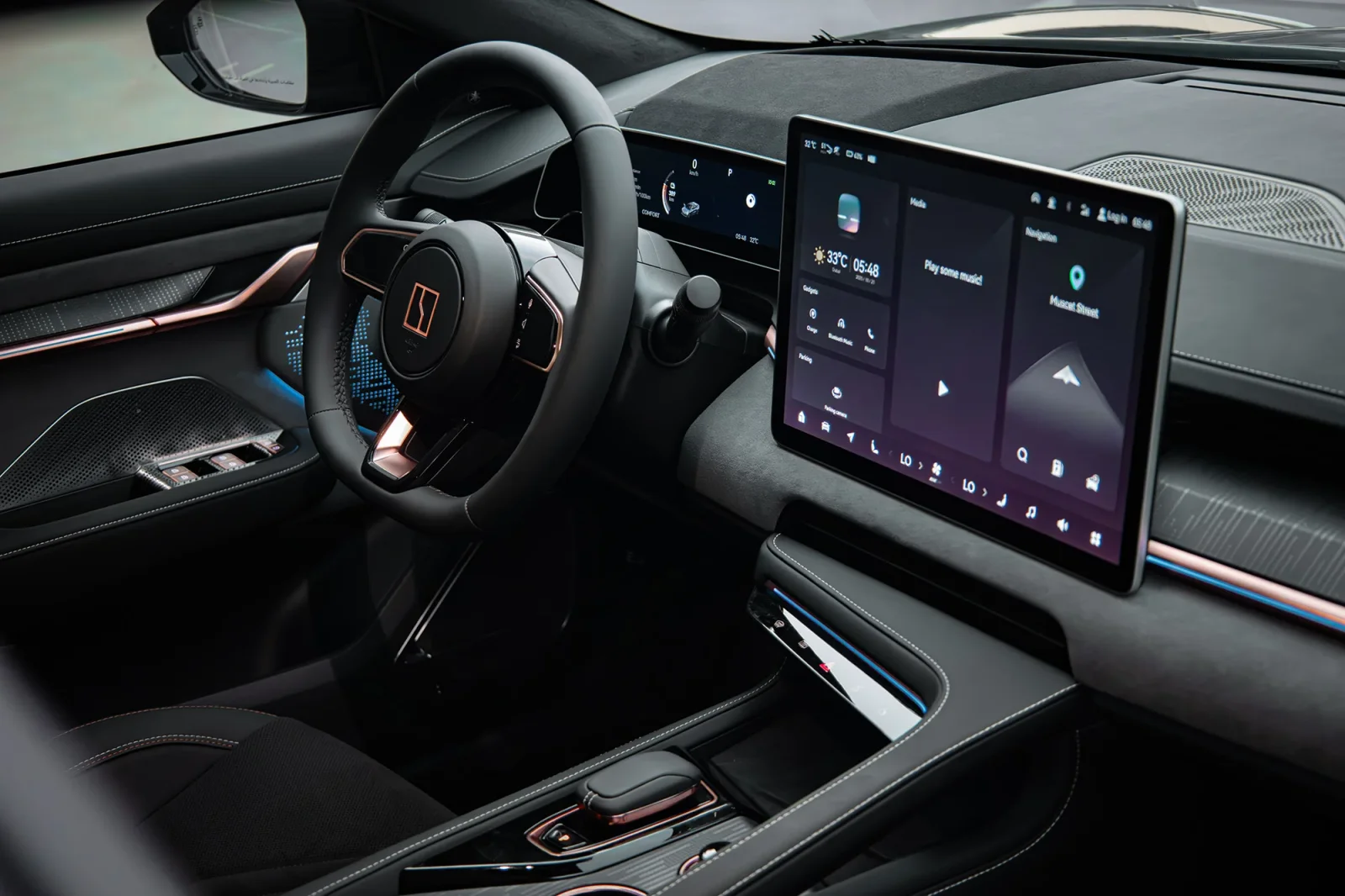 Loyer Zeekr 1  Noir 2025 en Abou Dabi - 5 