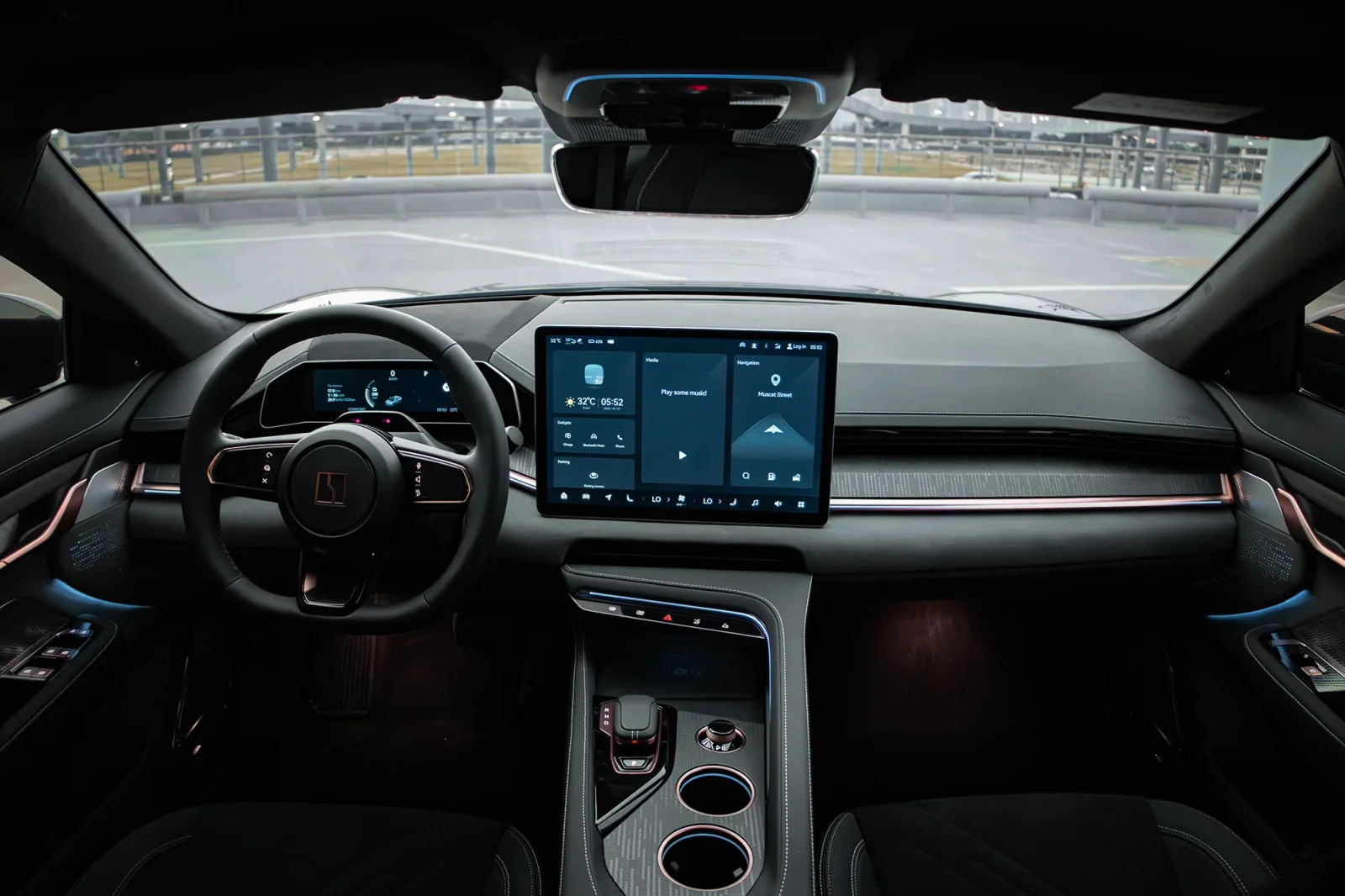 Loyer Zeekr 1  Noir 2025 en Abou Dabi - 4 