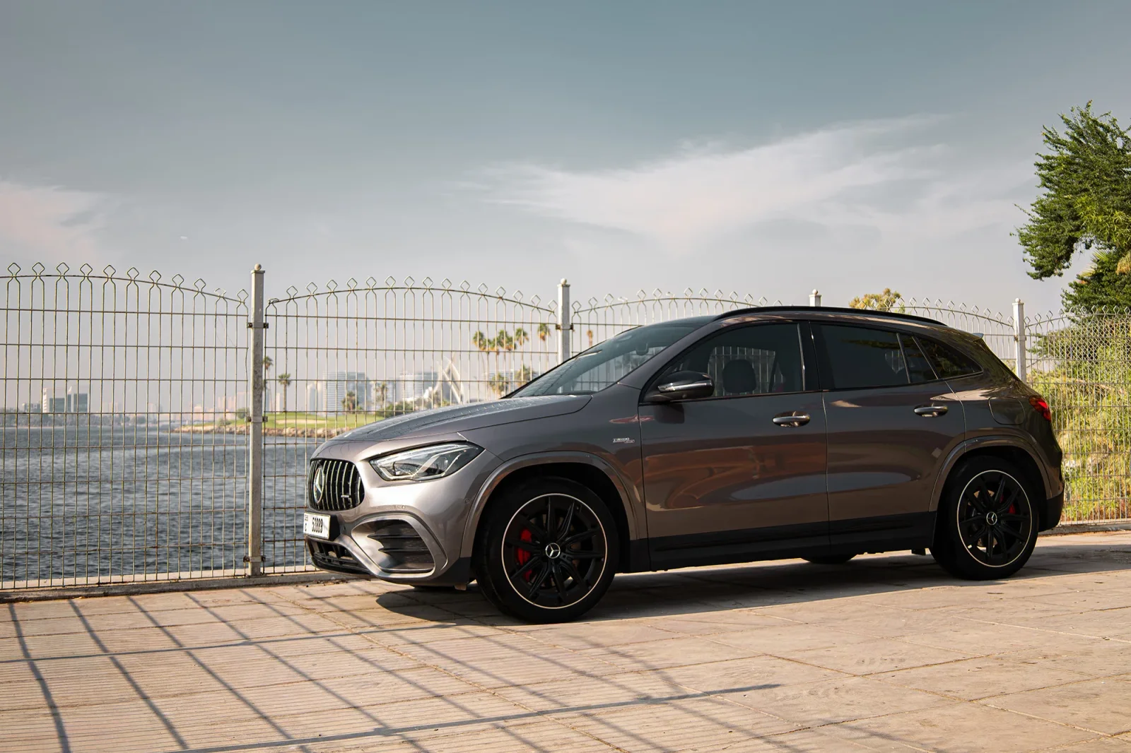 Rent Mercedes-Benz GLA-Class 35 AMG Grey 2025 in Abu Dhabi - 11 