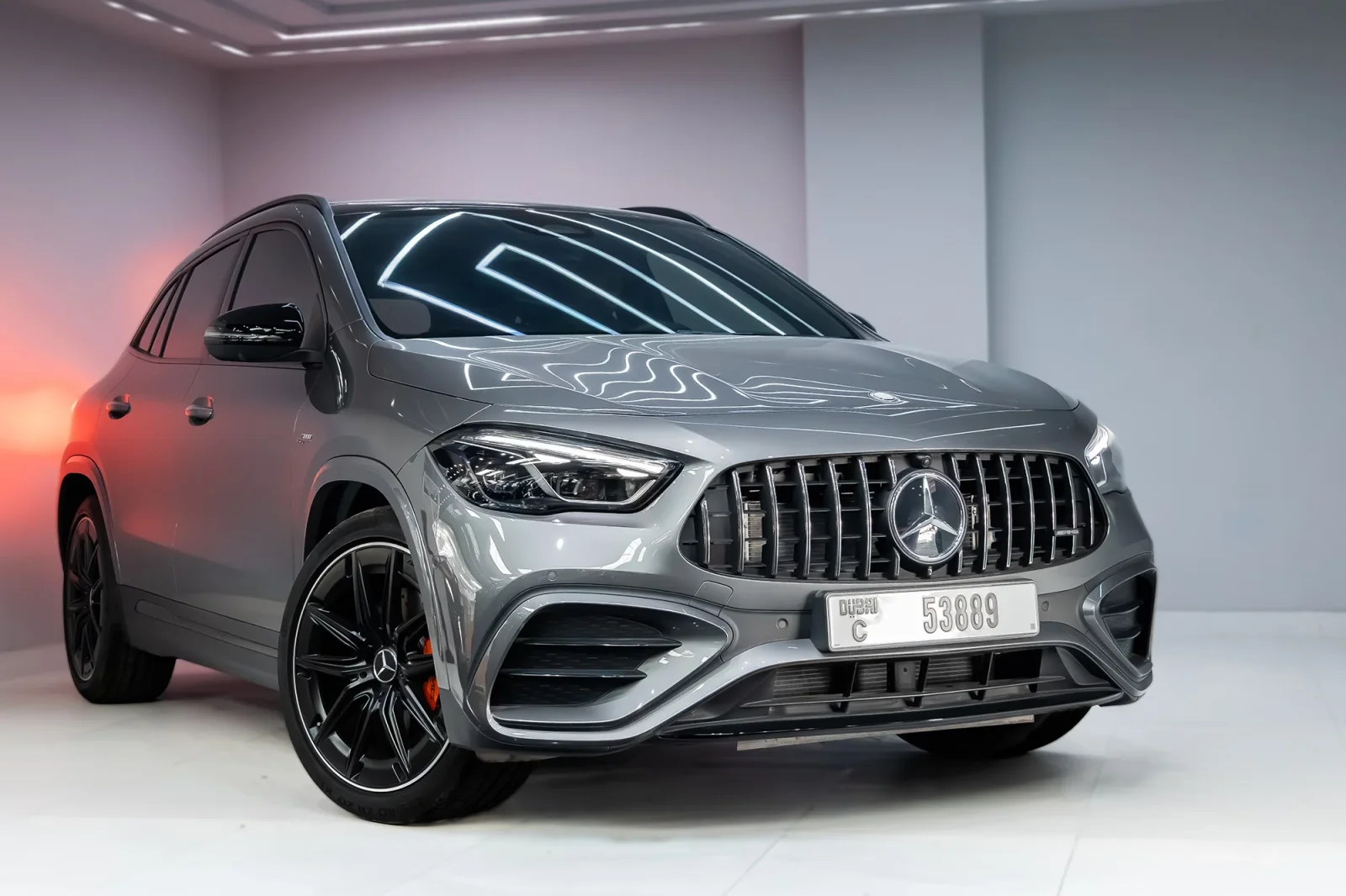 Rent Mercedes-Benz GLA-Class 35 AMG Grey 2025 in Abu Dhabi - 2 