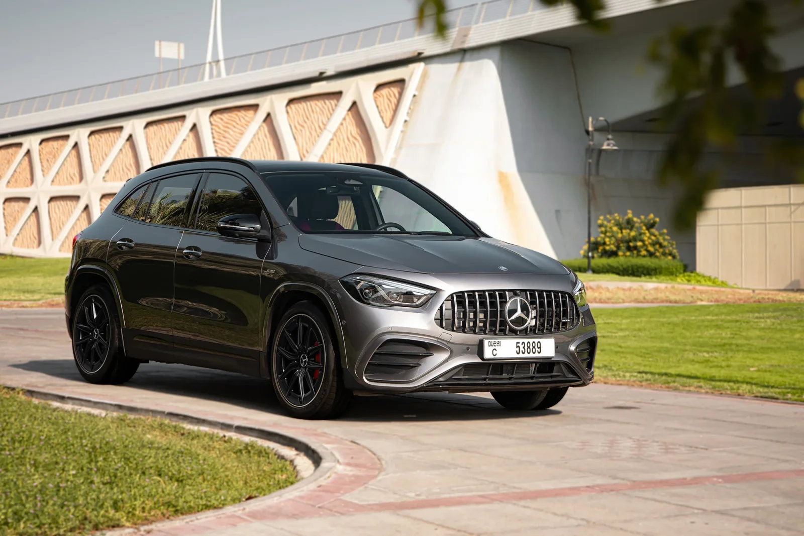 Rent Mercedes-Benz GLA-Class 35 AMG Grey 2025 in Abu Dhabi - 13 