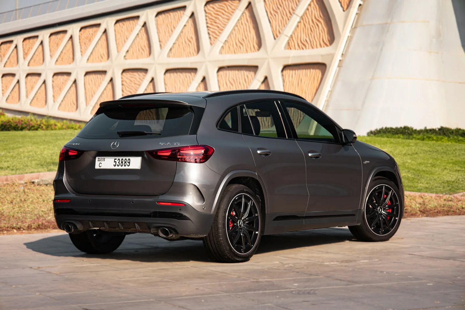 Rent Mercedes-Benz GLA-Class 35 AMG Grey 2025 in Abu Dhabi - 12 