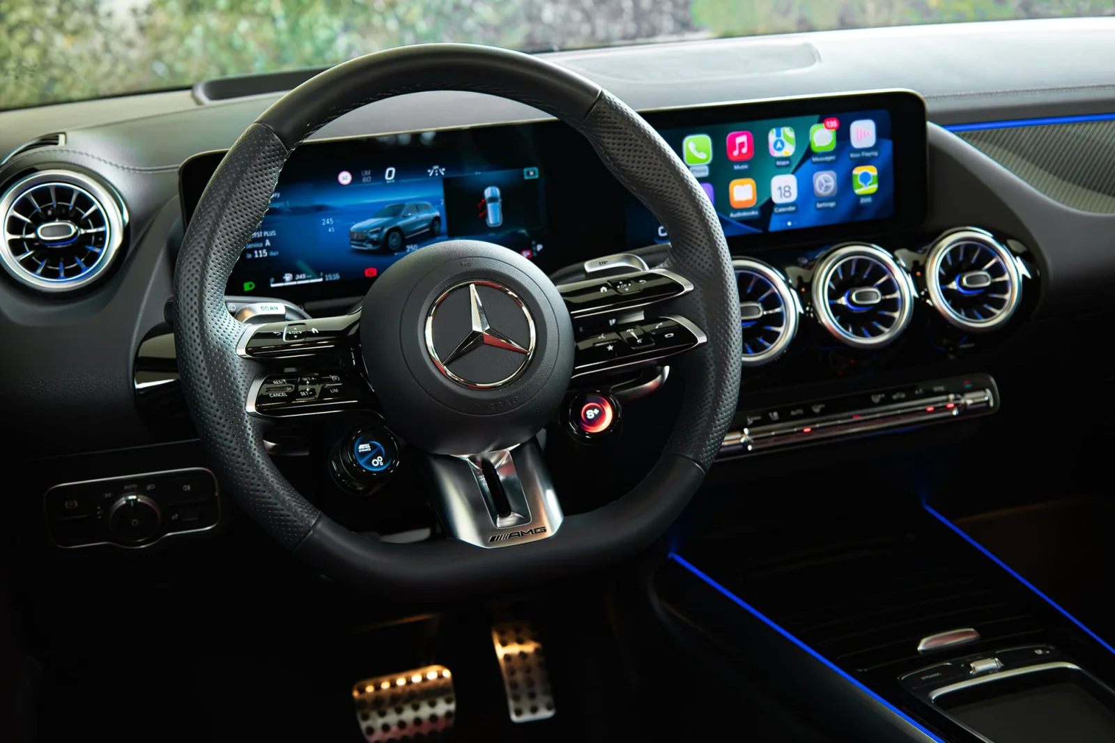 Rent Mercedes-Benz GLA-Class 35 AMG Grey 2025 in Abu Dhabi - 7 