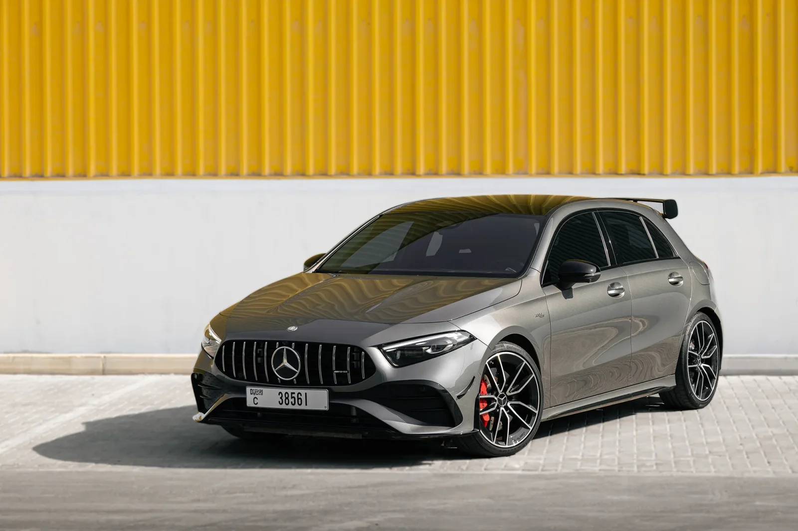 Rent Mercedes-Benz A-Class 35 AMG Grey 2025 in Abu Dhabi