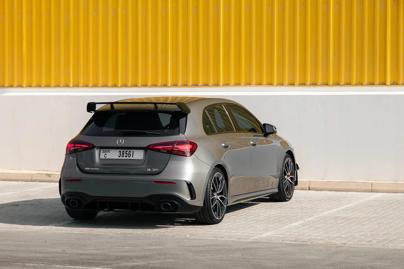 Rent Mercedes-Benz A-Class 35 AMG Grey 2025 in Abu Dhabi - 13 
