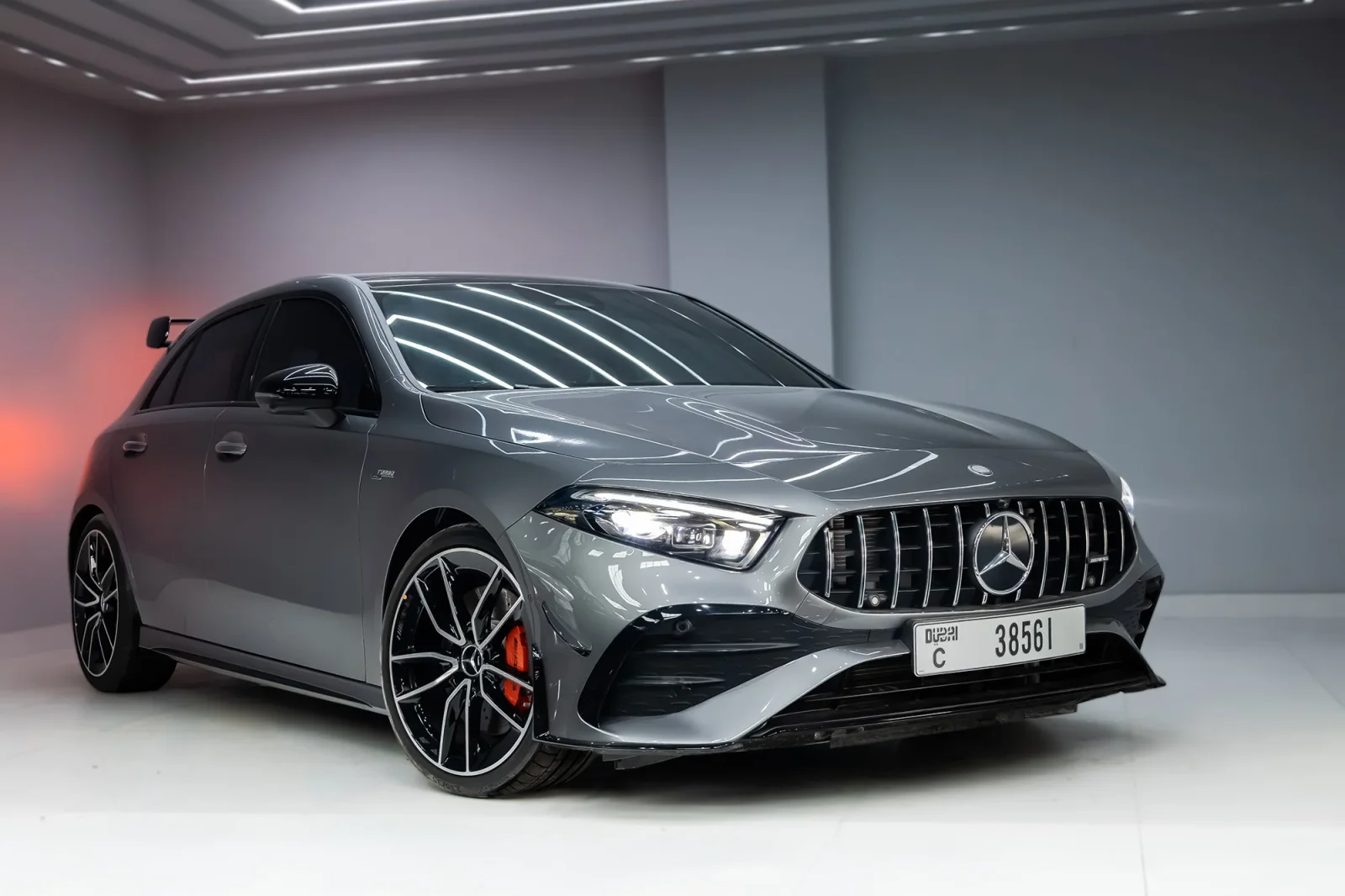 Rent Mercedes-Benz A-Class 35 AMG Grey 2025 in Abu Dhabi - 2 