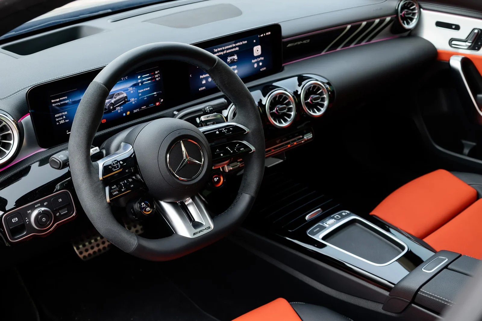 Rent Mercedes-Benz A-Class 35 AMG Grey 2025 in Abu Dhabi - 3 