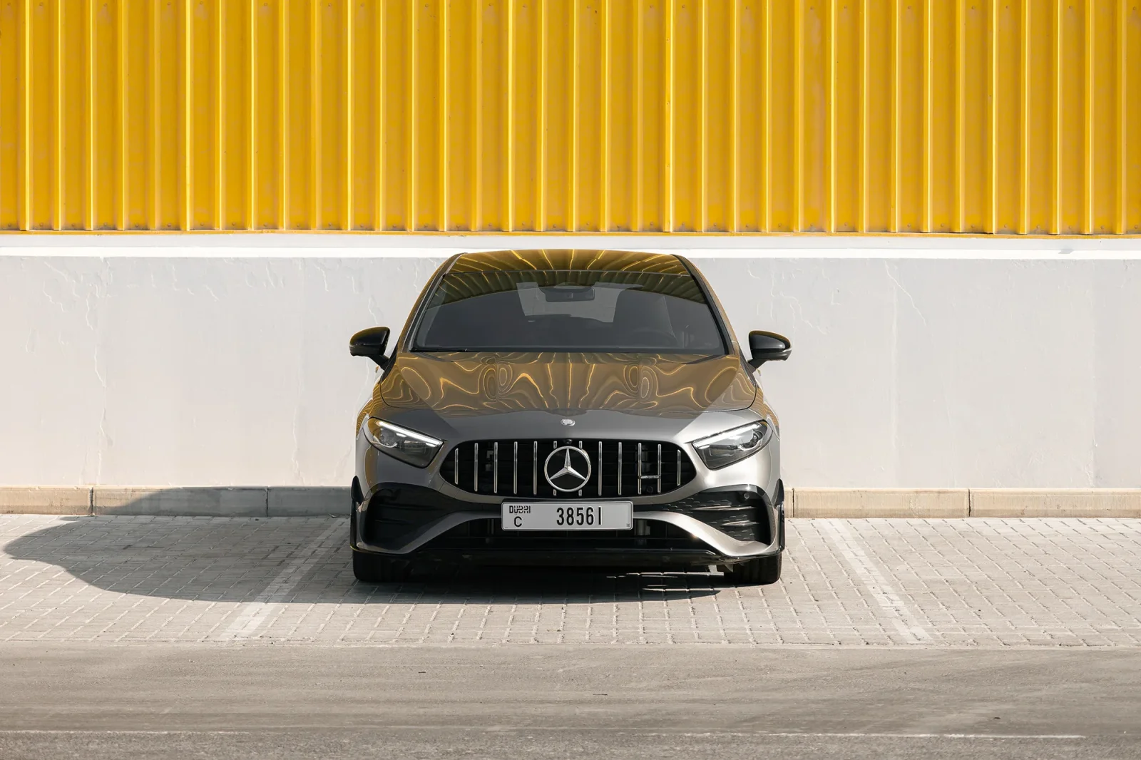 Rent Mercedes-Benz A-Class 35 AMG Grey 2025 in Abu Dhabi - 14 